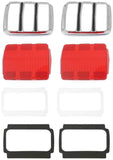 Kit de Biseles micas para calaveras Mustang 64-66
