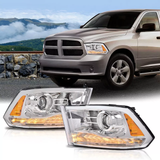 Faros Cromados Led Drl Ram 2009 Al 2018