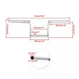 Manubrio Shadow Vt Ace Aero Sabre Spirit Vlx 600 750 1100