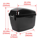 Maletero Moto + Alforjas Yamaha Suzuki Italika