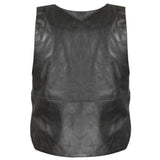 Chaleco táctico antideslizante de cuero de vaca para hombres