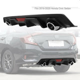 Difusor Civic Solo Sedan 2016-2020