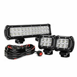 Kit De Barra Luz Led 12 Pulgadas 72w