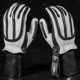 Guantes De Cuero Genuino Para Motociclistas