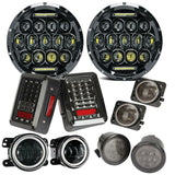 Kit De Faros Y Calaveras Wrangler 2007-2018