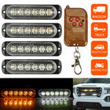 Kit De 4 Luces Estrobo Led Universales