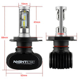 Bulbos Led Para Faros Tipo H4 9003 8000lm