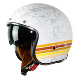 Casco Motociclista Retro Vintage