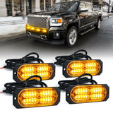 Kit De Estrobos Led Para Parrilla De Autos Emergencia