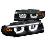 Faros Fondo Negro Bmw E38 7-series 1995-2001