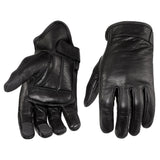 Guantes de cuero para motociclistas viking cycle