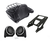 Caja Trasera Con Bocinas + Portaequipaje Road King 14-20