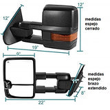 espejos laterales silverado 1500 2014-2018