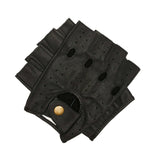 Guantes Dedos Cortos De Piel Para Motociclista