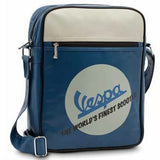 Mochila Vespa Azul con Blanco y Negro