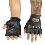 Guantes de piel para motociclistas
