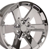 rines silverado 22x9 6x139.7 cromados