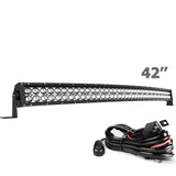 Barra De Luz Led Curvo D 42 Pulgadas Tipo Offroad Para Suv