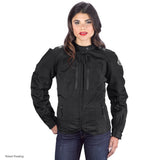 Chaqueta textil de moto ironborn para mujer