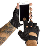 Guantes de piel para motociclistas