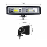 4 Barras Led Universales Offroad 6 Pulgadas