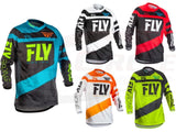 jersey adulto y juvenil fly racing para motociclistas