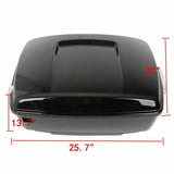 Caja Trasera Mto Con Respaldo Harley Road King 2014-2020