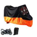 Cubierta impermeable para motocicletas logo calavera