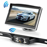 Camara De Reversa Vision Nocturna Con Monitor Para Autos