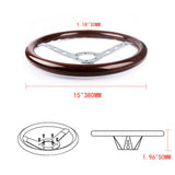 Volante De Madera 15 Pulgadas 380 Mm