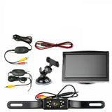 Camara De Reversa Vision Nocturna Con Monitor Para Autos