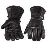 GUANTES DE CUERO PARA MOTOCICLISTAS