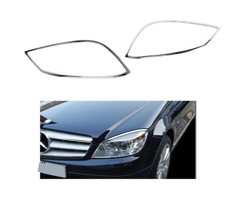molduras de faros mercedes benz clase c 2008-2011