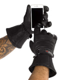 GUANTES DE CUERO PARA MOTOCICLISTAS