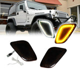 Cuartos Laterales Led Wrangler 97 Al 16 Par