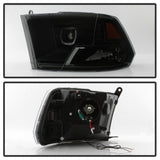 Faros Ojo De Angel Y Led Dodge Ram 1500 2013 - 2018