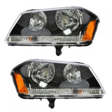 Faros Fondo Negro Dodge Avenger Rt 2008 - 2010