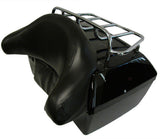 Caja Trasera para moto con respaldo y rejilla