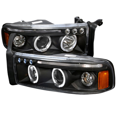 Faros Dodge Ram 1500 94-01 ojo de angel