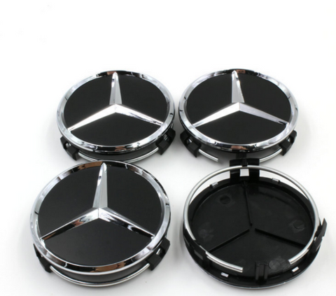 juego de centro de rin de 75 mm para mercedes benz