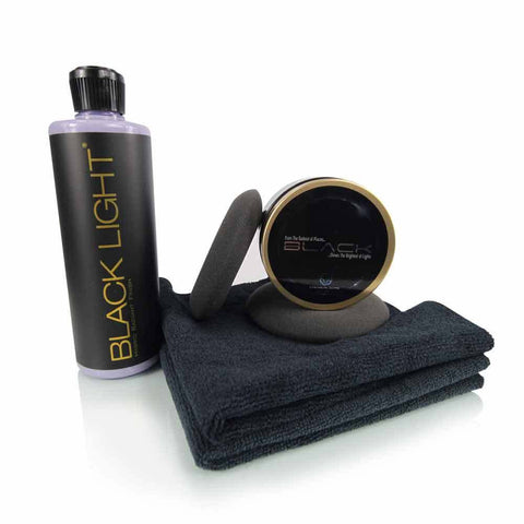 Kit de pintura negra para cuidado automotriz