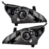 Par De Faros Fondo Negro Ford Focus 2000 - 2004
