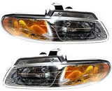 Faros fondo negro Chrysler Grand Voyager 2000
