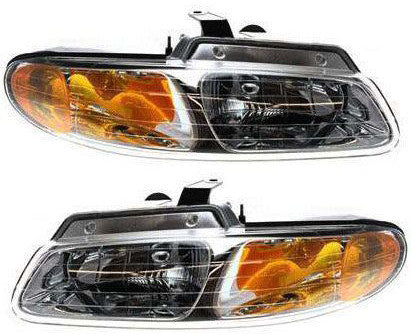 Faros fondo negro Chrysler Grand Voyager 2000