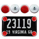 Mini reflectores para matricula de Licencia