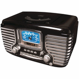 STEREO CORSAIR REPRODUCTOR DE CD Y RADIO ROJO Y NEGRO