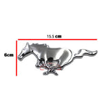 Emblema Ford Mustang Pony Plateado