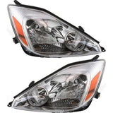 Faros Fondo Cromado Toyota Sienna 2004 - 2005