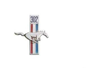 Emblema Mustang 1968 derecho