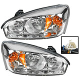 Faros Fondo Cromado Chevy Chevrolet Malibu 2004 - 2008